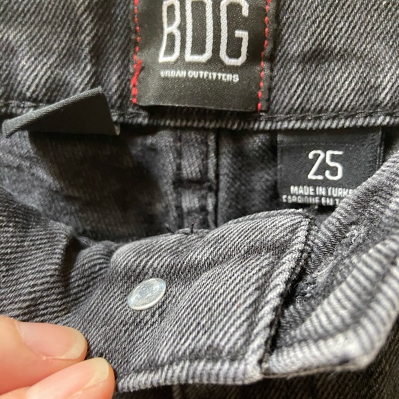 BDG black jeans with red detail on sides - Picture 5 of 9